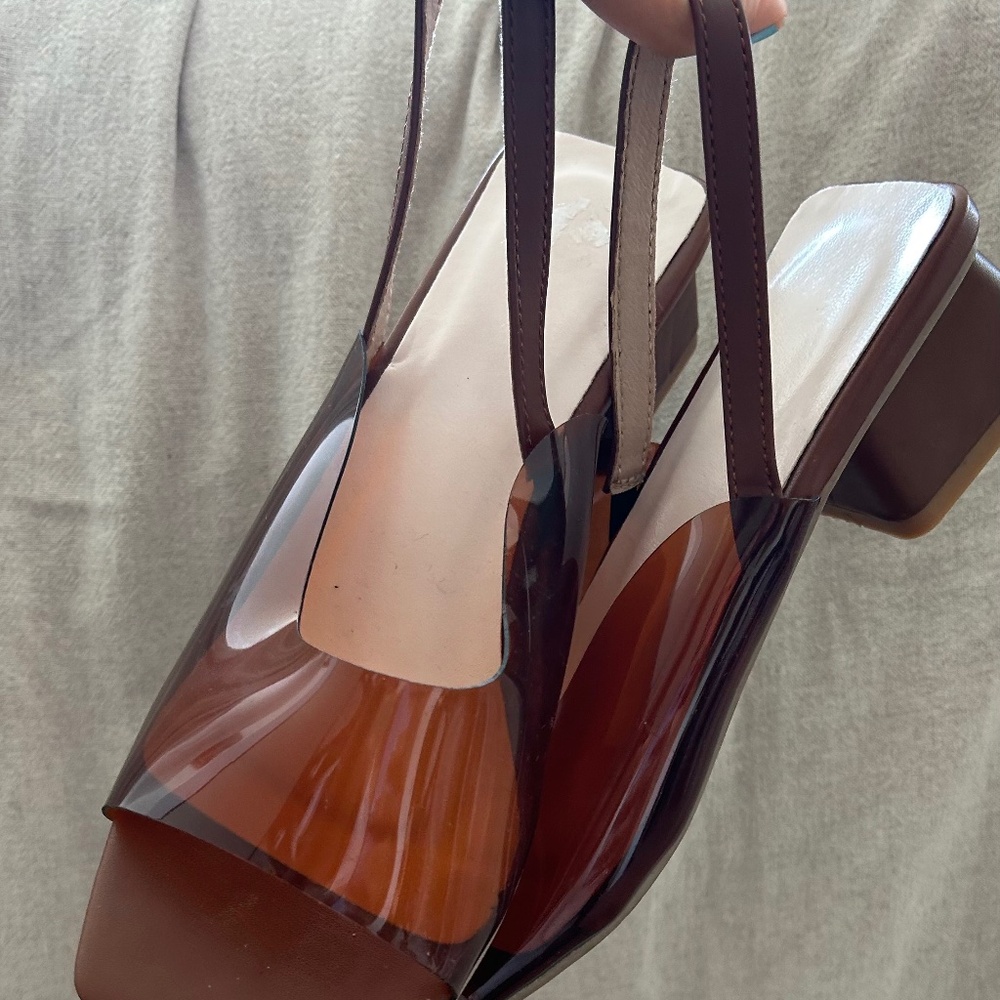 Brown Vintage Chunky heels